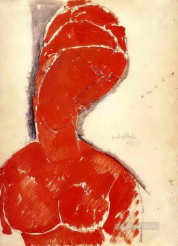  1915 Painting - nude bust 1915 Amedeo Modigliani